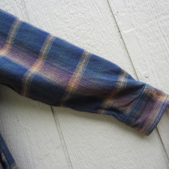 ORVIS Flannel Tartan Long-sleeved Shirt Men's M Button Up 4 Pockets Workwear - Picture 3 of 14